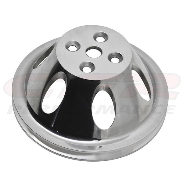 Cfr Performance CFR HZ-8840-M Chevy Big Block Machined Aluminum Water Pump Pulley - 1 Groove Short HZ-8840-POL - main